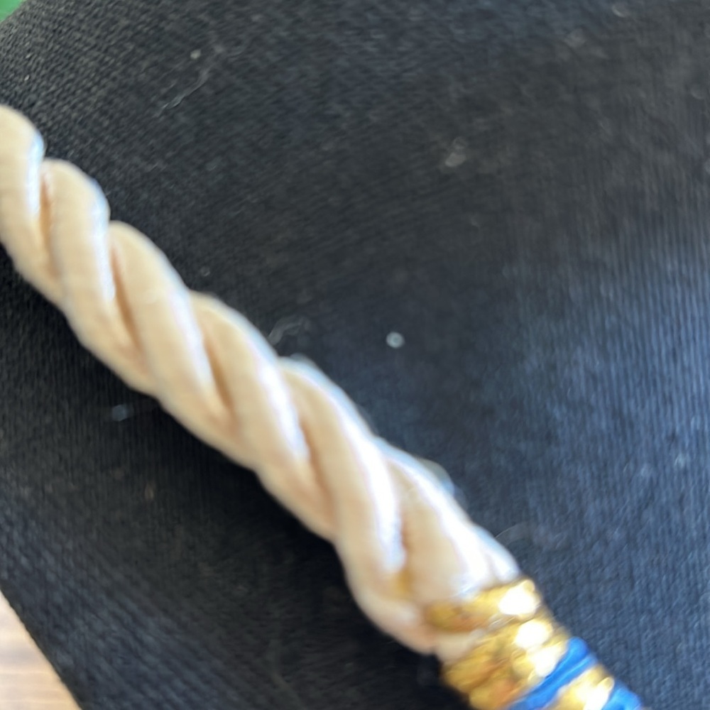 Vintage Egyptian Look Rope Charm Necklace - Picture 5 of 13